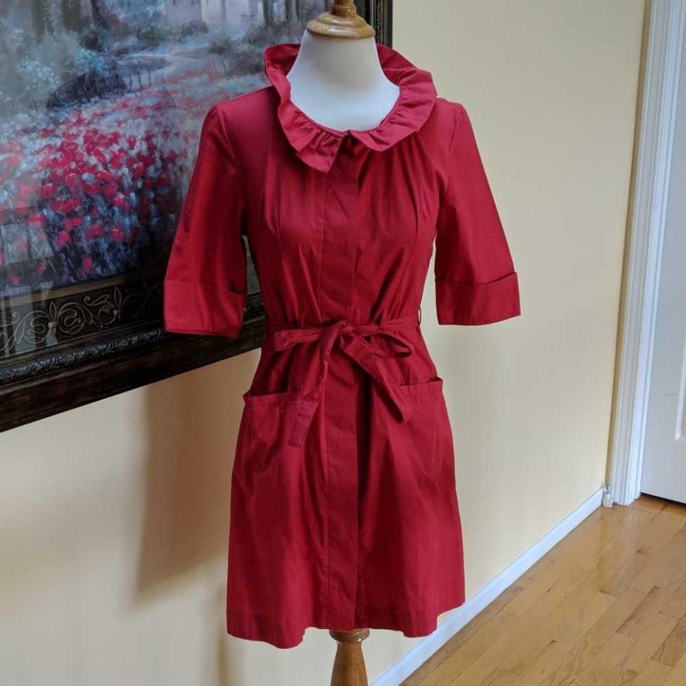Anthropologie With A Flourish shirt dress